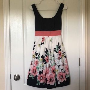 Maurice’s Dress with color block top and floral skirt